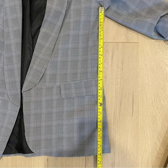 Another Story | Grey Plaid Blazer Suit Jacket 🤍 - Picture 5 of 8